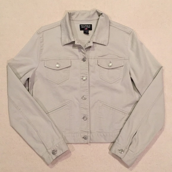 ❤️3/$25❤️ Polo Jeans Co | Khaki Jean Jacket XL